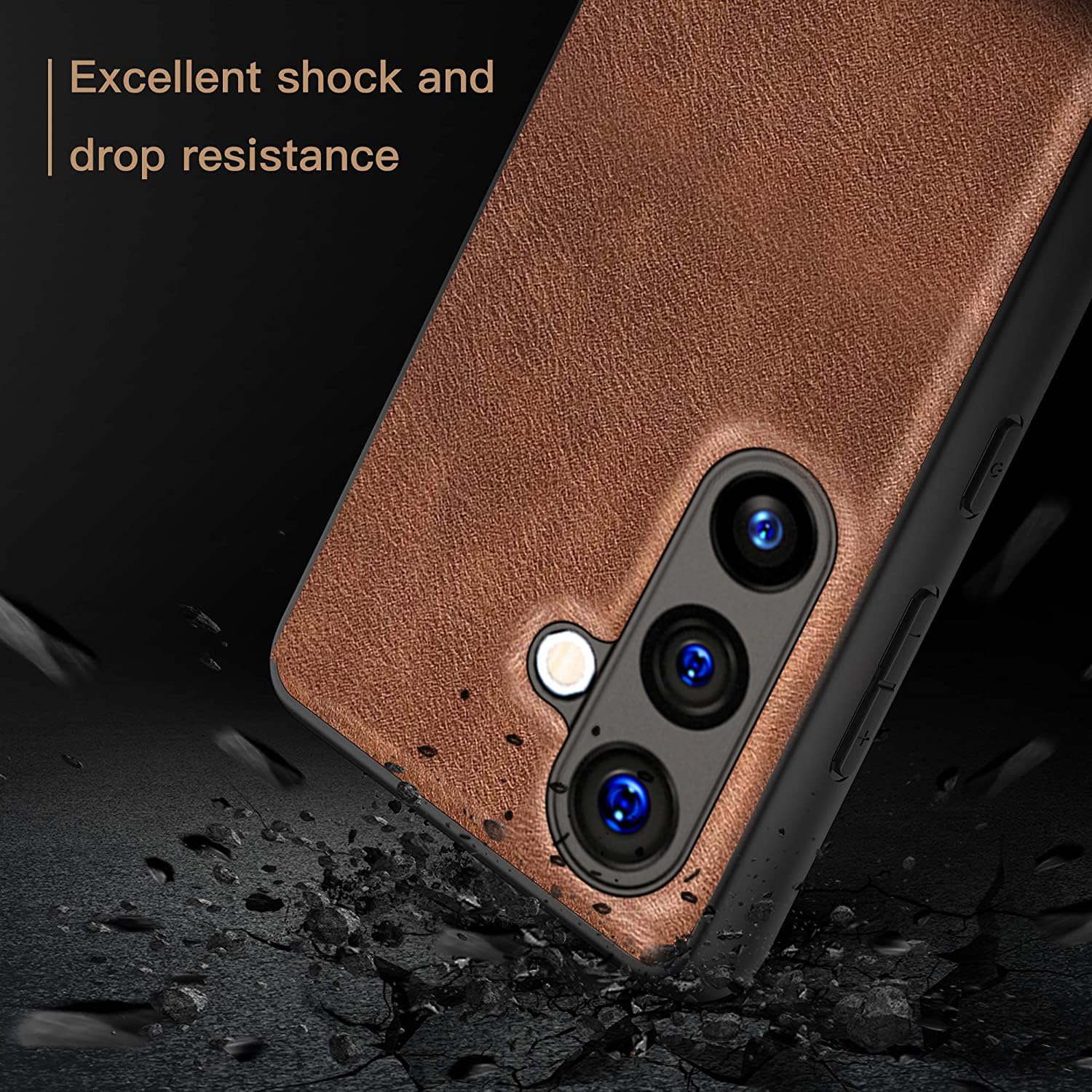 Galaxy A34 5G VINTAGE PU LEATHER PROTECTIVE BACK CASE