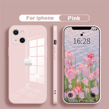 iPhone 13 Ultra-Shine Luxurious Glass Case With Camera Protection