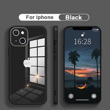 iPhone 13 Ultra-Shine Luxurious Glass Case With Camera Protection