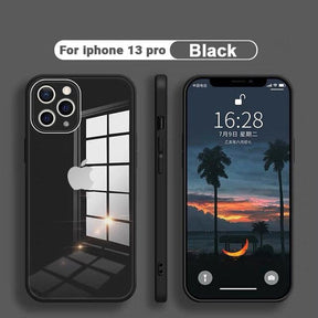 iPhone 13 Pro Ultra-Shine Luxurious Glass Case With Camera Protection