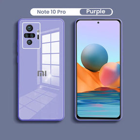 Redmi Note 10 Pro Luxurious Glass Case With Camera Protection Back Cover