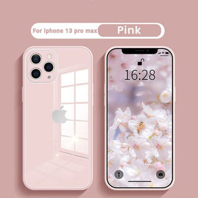 iPhone 13 Series  Ultra-Shine Luxurious Glass Case With Camera Protection