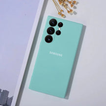 Galaxy S23 Ultra Liquid Silicone Velvet-Touch Silk Finish Protective Back Case