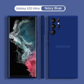 Galaxy S22 Ultra Liquid Silicone Velvet-Touch Silk Finish Protective Back Case
