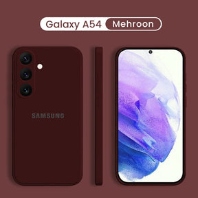 Galaxy A54 5G Liquid Silicone Velvet-Touch Silk Finish Protective Back Case