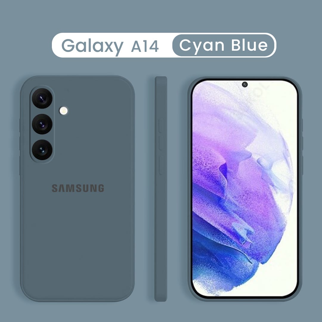 Galaxy A14 5G Liquid Silicone Velvet-Touch Silk Finish Protective Back Case
