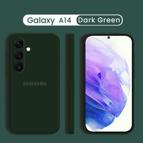 Galaxy A14 5G Liquid Silicone Velvet-Touch Silk Finish Protective Back Case