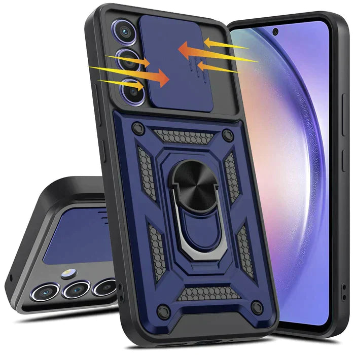 Galaxy A54 5g Armor Military-grade Case With Sliding Camera Cover & 360 Kickstand