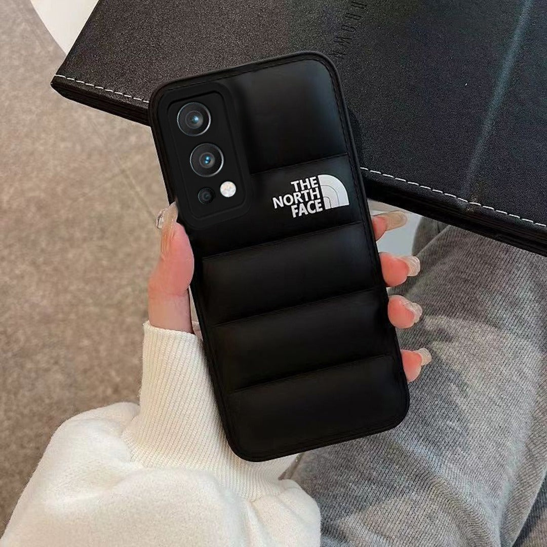The North Face Puffer Edition Black Bumper Back Case For Nord 2 5g