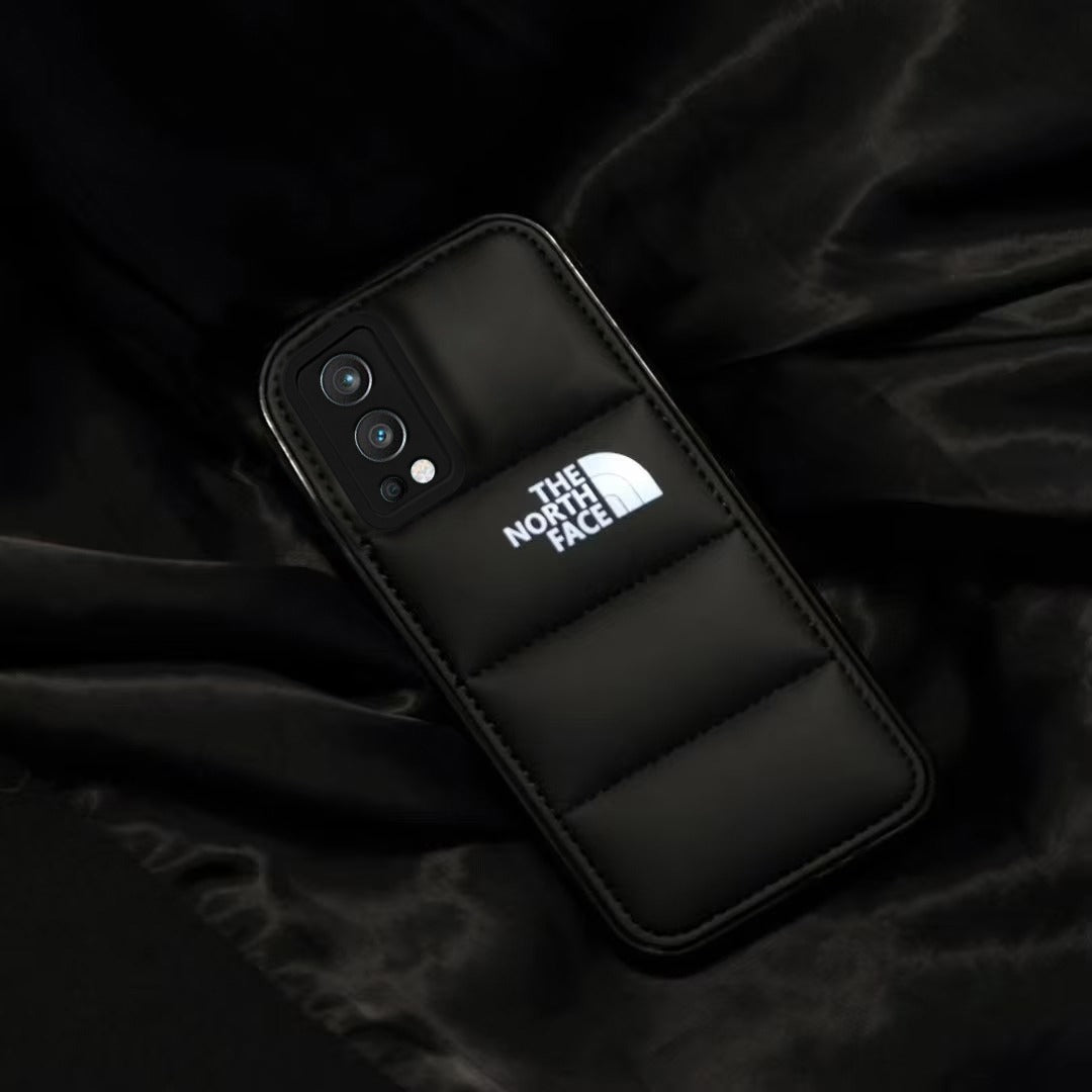 The North Face Puffer Edition Black Bumper Back Case For Nord 2 5g