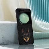 Galaxy Flip 5 Racquet Club’s Curtis(Dog) Series Embroided Phone Flip Case