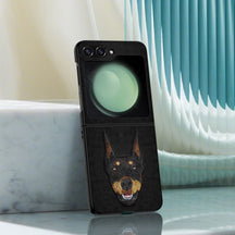 Galaxy Flip 5 Racquet Club’s Curtis(Dog) Series Embroided Phone Flip Case