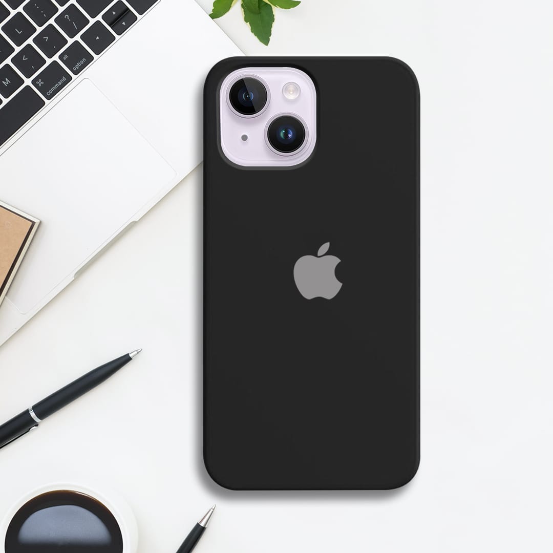 iPhone 13 Liquid Silicone Velvet-Touch Silk Finish Protective Back Case