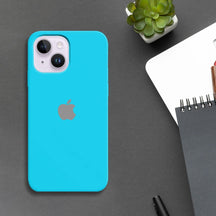 iPhone 14 Liquid Silicone Velvet-Touch Silk Finish Protective Back Case