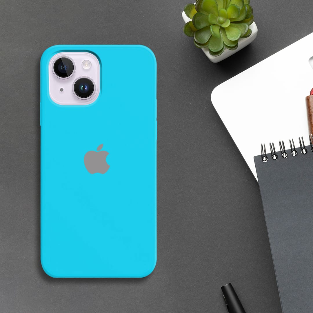 iPhone 13 Liquid Silicone Velvet-Touch Silk Finish Protective Back Case