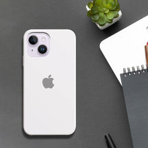 iPhone 14 Liquid Silicone Velvet-Touch Silk Finish Protective Back Case