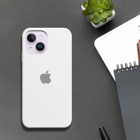 iPhone 14 Liquid Silicone Velvet-Touch Silk Finish Protective Back Case