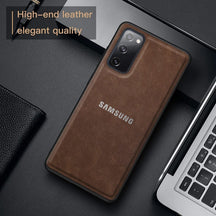 Galaxy S20 FE 5G VINTAGE PU LEATHER PROTECTIVE BACK CASE