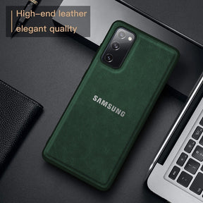 Galaxy S20 FE 5G VINTAGE PU LEATHER PROTECTIVE BACK CASE