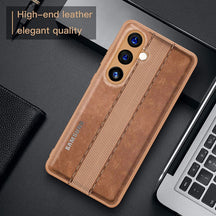 GALAXY A54 5G VINTAGE LEATHER BACK STITCHED PROTECTIVE BACK CASE