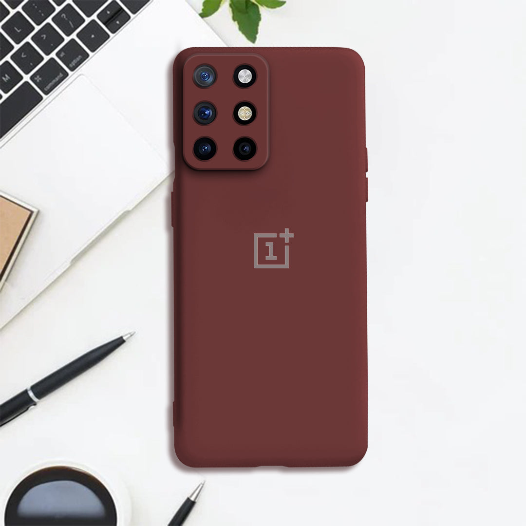 OnePlus 9R 5G Liquid Silicone Velvet-Touch Silk Finish Protective Back Case