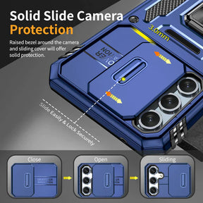 Galaxy A54 5g Armor Military-grade Case With Sliding Camera Cover & 360 Kickstand