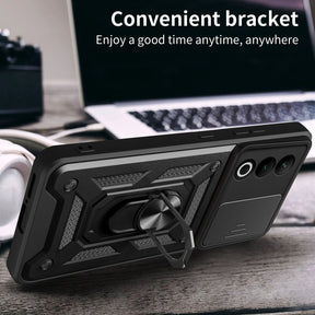 ONEPLUS NORD CE4 5G Armor Military-grade Case With Sliding Camera Cover & 360 Kickstand