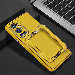 ONEPLUS 9 Pro LUXE DESIGN PU LEATHER BACK CASE WITH BACK STAND