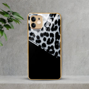 LNG iPhone-11 Fur Printed Flawless Protective Glass Back Case/Cover
