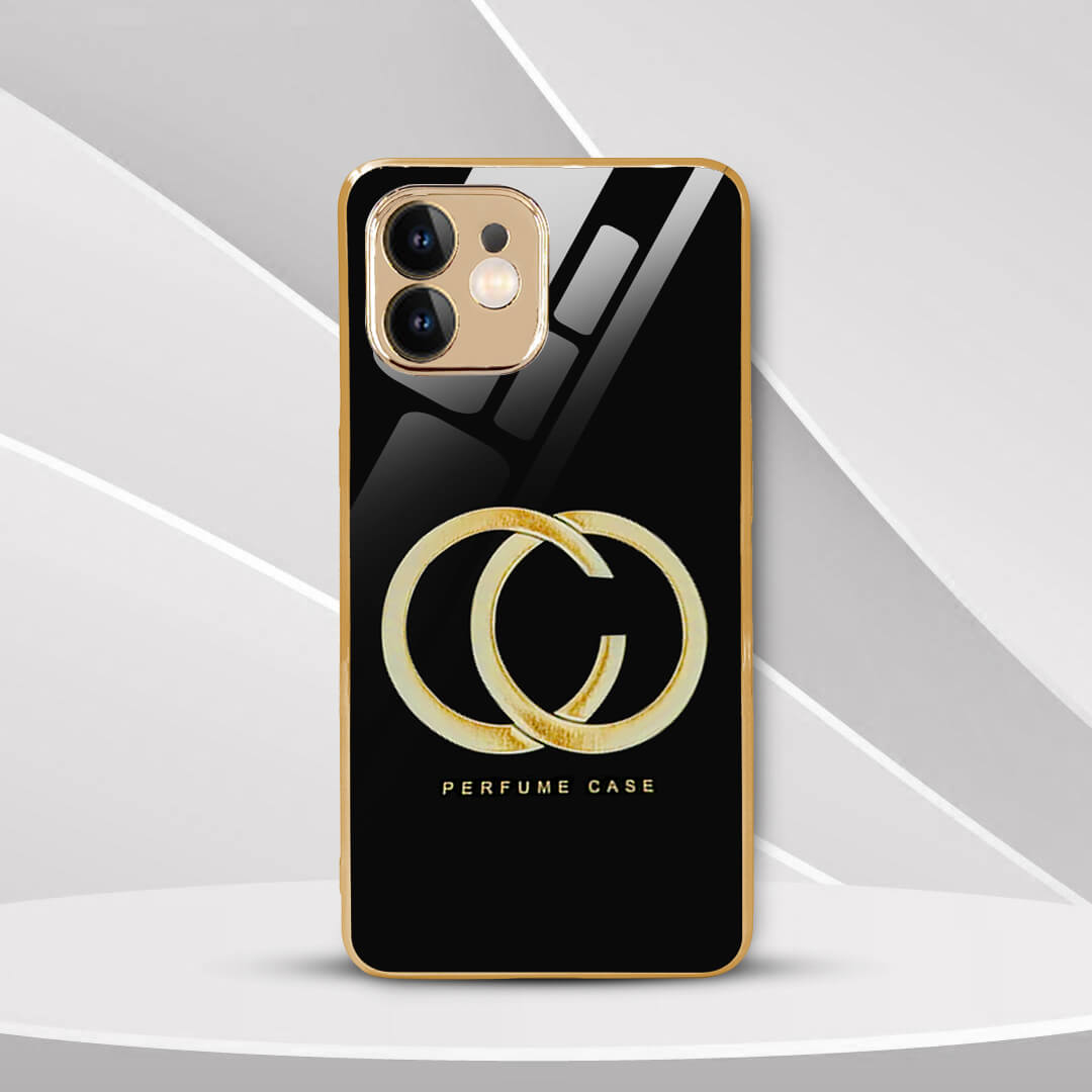 LNG- glossy premium shielding perfume case/Cover for iPhone-12