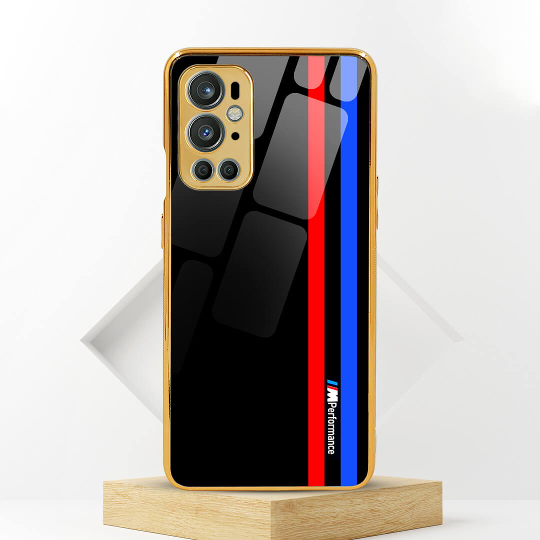 LNG- OnePlus 9 Pro Black Flawless Pattern Glass Protective Case/Cover