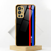 LNG- OnePlus 9 Pro Black Flawless Pattern Glass Protective Case/Cover