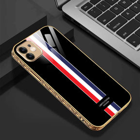 LNG iPhone-11 Flawless Strip Safeguard Glass Case/Cover
