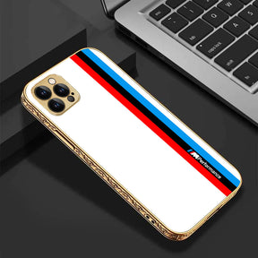LNG iPhone-12 pro max Classic Spotless Strip Protective Back Case/Cover