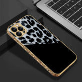 LNG iPhone-12 pro max Fur Printed Flawless Protective Glass Back Case/Cover
