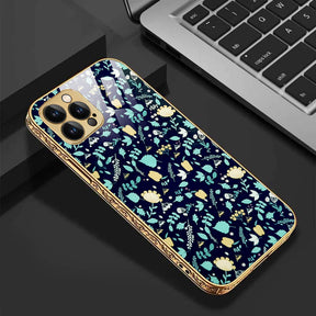 LNG iPhone-12 pro max Premium autumn leaves Shielding back case/cover