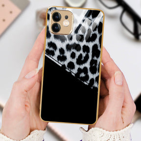 LNG iPhone-11 Fur Printed Flawless Protective Glass Back Case/Cover